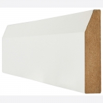 White Primed Skirting - Chamfer Profile 146mm (4 x 3m pack)
